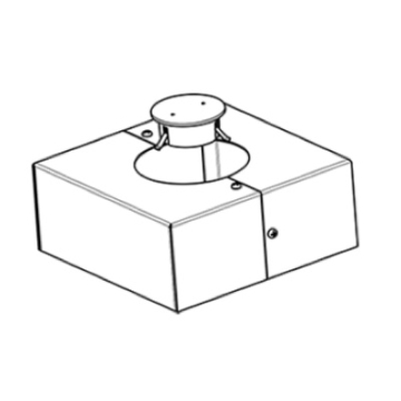 RAB Base Cover and Cap Kit for 4" Round Pre-Drilled Poles