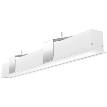 RAB BOA 24" LED Linear Fixture - 2,603 Max Lumens - Downlight Only - Recessed - 5 | 10 | 12 | 14 | 20W - Flat Lens - White