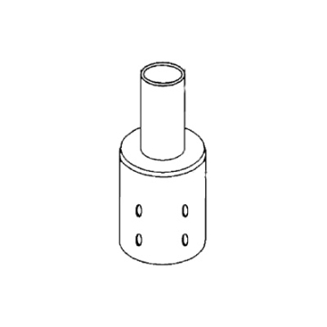 RAB Pole Adaptor for 2 3/8" Tenon to 3" Round Pole