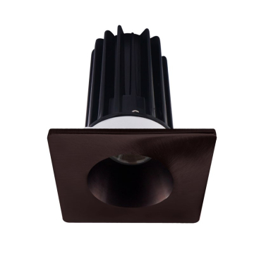 Lotus 2" LED Recessed Downlight - 8W - 2700K - 580 Lumens - Bronze Reflector - Square Bronze Trim - 120V