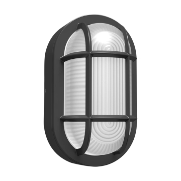 RAB LED Outdoor Bulkhead Wall Sconce - Photocell - 6 | 8 | 10W - CCT Selectable - 120-277V - Bronze