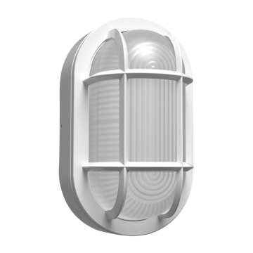 RAB LED Outdoor Bulkhead Wall Sconce - Photocell - 6 | 8 | 10W - CCT Selectable - 120-277V - White