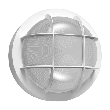 RAB LED Outdoor Bulkhead Wall Sconce - Photocell - 9 | 12 | 15W - CCT Selectable - 120-277V - White