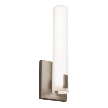 AFX Bowen 14" LED Wall Sconce - 1,200 Lumens - 16W - CCT Selectable - 120-277V - Satin Nickel