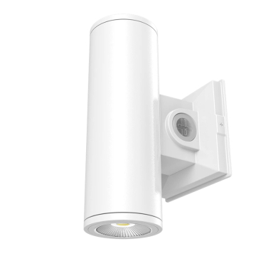 RAB CD34 3" LED Wall Mount Cylinder - Photocell - 6 | 8 | 10W - CCT Selectable - 120-277V - White