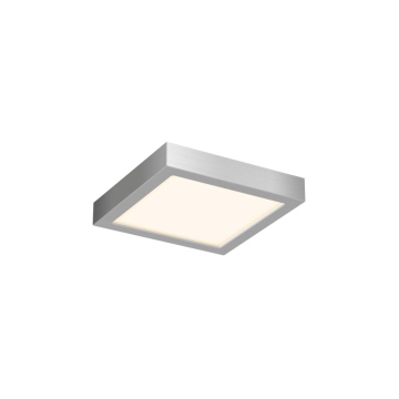 DALS Delta Square LED Flush Mount - 6" - 11W - CCT Selectable - 120V - Satin Nickel