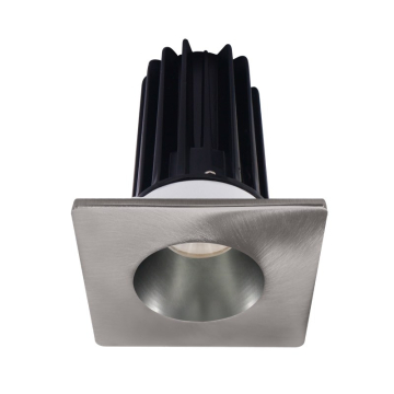Lotus 2" LED Recessed Downlight - 8W - 2700K - 580 Lumens - Chrome Reflector - Square Brushed Nickel Trim - 120V