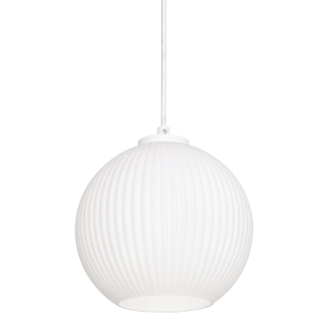 AFX Cleo 8" Medium Base Pendant - 60W - 120V - White