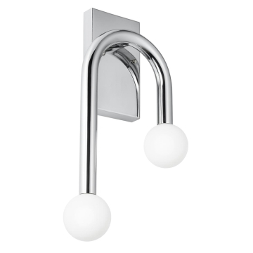AFX Colette 17" LED Wall Sconce - 640 Lumens - 11W - CCT Selectable - 120-277V - Polished Chrome