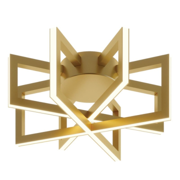 AFX Cass 13" LED Semi-Flush Mount - 3000K - 120V - Gold