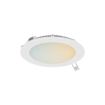 DALS Connect PRO Excel Smart LED Panel Light - 6" Round - 20W - RGBW Tunable - 120V - White