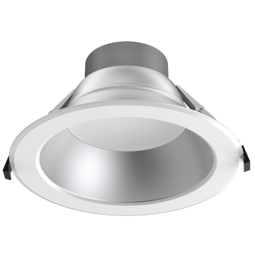 Lotus 10" Round Commercial LED Downlight - CCT Selectable - 120-347V - Alzak