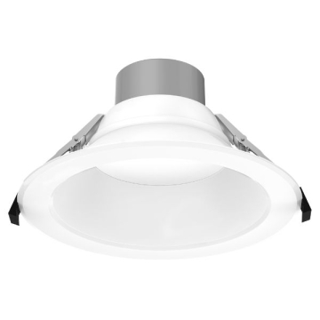 Lotus 8" Round Commercial LED Downlight - CCT Selectable - 120-347V - Matte White
