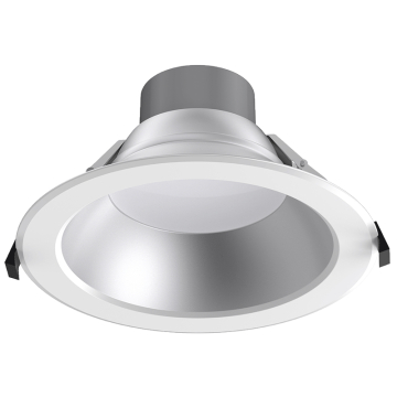 Lotus 8" Round Commercial LED Downlight - CCT Selectable - 120-347V - Alzak