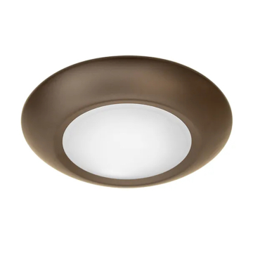Westgate DLSE6 6" LED Round Economy Disk Light - 15W - CCT Selectable - 1,000 Lumens - 120V - Bronze