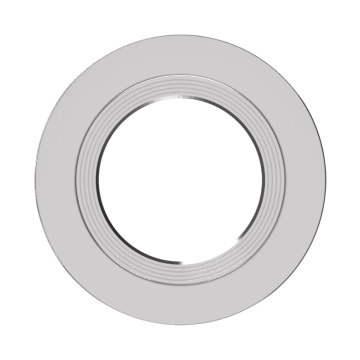 RAB Retrofit Downlight Trim - 4" Round Smooth - Brushed Nickel