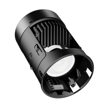 DMF Lighting X-Series 3" LED Adjustable Downlight Module - 10° Beam Angle - 2400K - 500 Lumens - 120-277V - 0-10V Dimmable