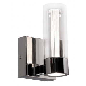 AFX Delphia 8" LED Wall Sconce - 3000K - 120V - Polished Chrome