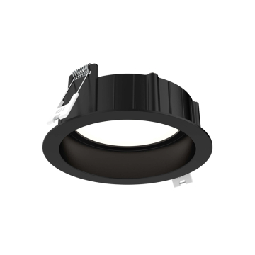 DALS Notch 4" LED Deep Regressed Downlight - 800 Lumens - 11W - CCT Selectable - 120V - Black
