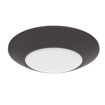 RAB 12W 4" Round Economy LED Surface Mount - Bronze - 4000K - 750 Lumens - 120V