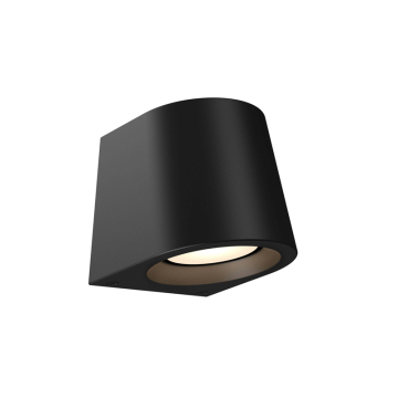 DALS Shield 5" LED Wall Sconce - Photocell - 16W - CCT Selectable - 1,200 Lumens - 120V - Black