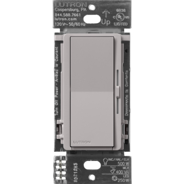 Lutron Caseta Diva Smart ELV+ Dimmer - Gray
