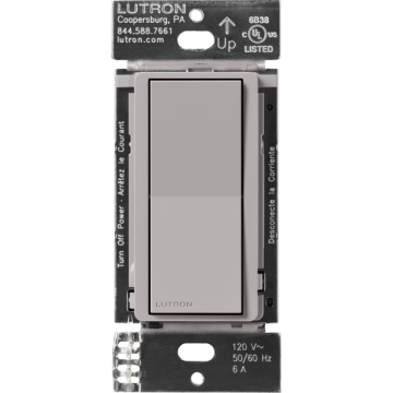 Lutron Caseta Claro Smart Accessory Switch - Gray
