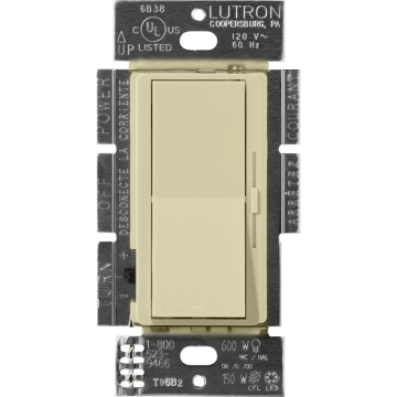 Lutron Diva Reverse-Phase ELV Dimmer  - Single-Pole / 3-Way - Sage