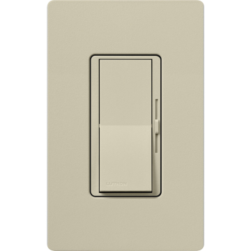 Lutron Diva 0-10V Dimmer for LED/CFL - Single-Pole - 24V - Clay