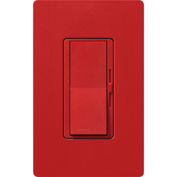 Lutron Diva 0-10V Dimmer for LED/CFL - Single-Pole - 24V - Signal Red