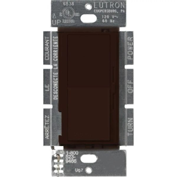 Lutron Diva Quiet Fan-Speed Control - Single-Pole / 3-Way - Brown