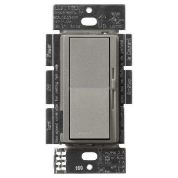Lutron Diva Quiet Fan-Speed Control and Light Switch - Single Pole - Cobblestone