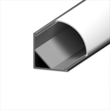 Lutron Lumaris 96" LED Tape Light Angled Large Mounting Channel Bundle - Surface Mount - Aluminum Channel - Frosted Lens - Accessories Included