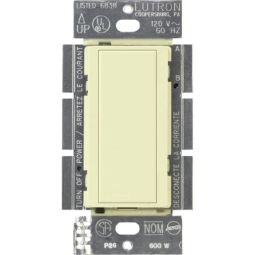 Lutron Maestro Companion Switch - Almond