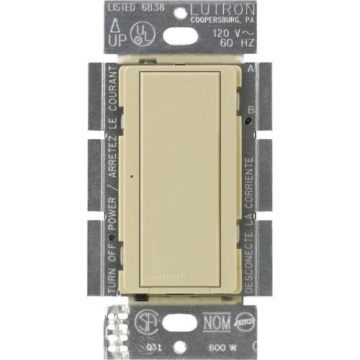 Lutron Maestro Multi-Location Switch - 120V - Ivory