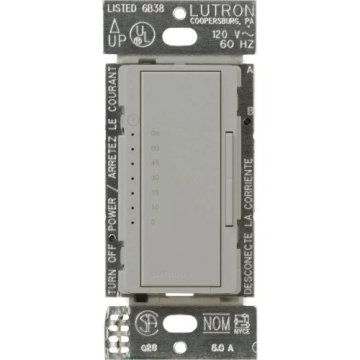 Lutron Maestro Countdown Timer - Multi-Location - Gray