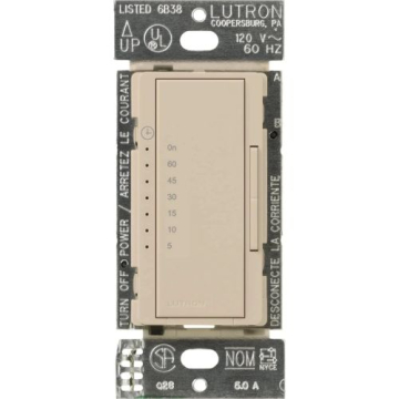 Lutron Maestro Countdown Timer - Multi-Location - Taupe