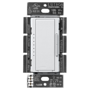 Lutron Maestro LED+ Dimmer - Single Pole / 3-Way / Multi-Location - Palladium