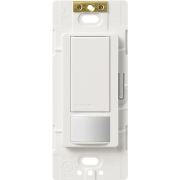 Lutron Maestro Occupancy Sensor Switch - 3-Way - 120-277V - Snow White