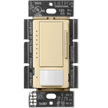 Lutron Maestro Occupancy Sensor LED+ Dimmer - Single Pole / Multi-Location - Ivory