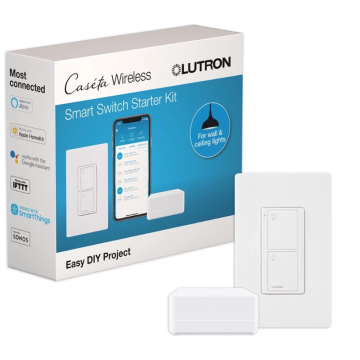 Lutron Caseta Smart Switch Kit For Wall and Ceiling Lights
