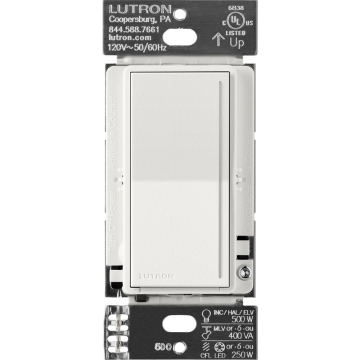 Lutron Sunnata Pro Max LED+ Touch Dimmer - Architectural White