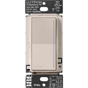 Lutron Sunnata Pro Max LED+ Touch Dimmer - Taupe