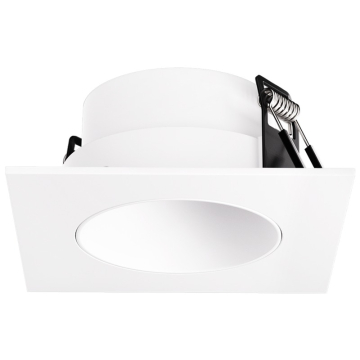 ELCO Lighting Koto Pex 2" Canless Square Deep Reflector Trim - White