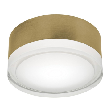 AFX Emma 6" LED Flush Mount - 15W - CCT Selectable - 120V - Light Antique Brass