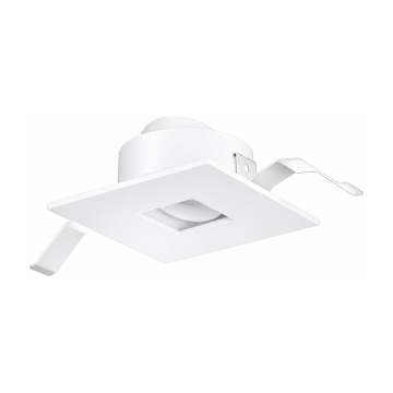 ELCO Lighting Koto Mini 1" Square Mini Pinhole Adjustable Downlight Trim - White
