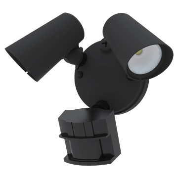 American Lighting 20W LED Security Flood Light - CCT Selectable - 1,600 Lumens - Motion Sensor - 120V - Black