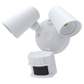 American Lighting 20W LED Security Flood Light - CCT Selectable - 1,600 Lumens - Motion Sensor - 120V - White
