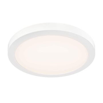 DALS Radiance 12" Metal LED Flush Mount - CCT Selectable - 120V - White