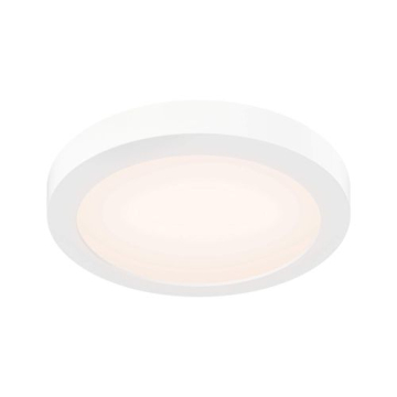 DALS Prime 9" Plastic LED Flush Mount - CCT Selectable - 120V - White